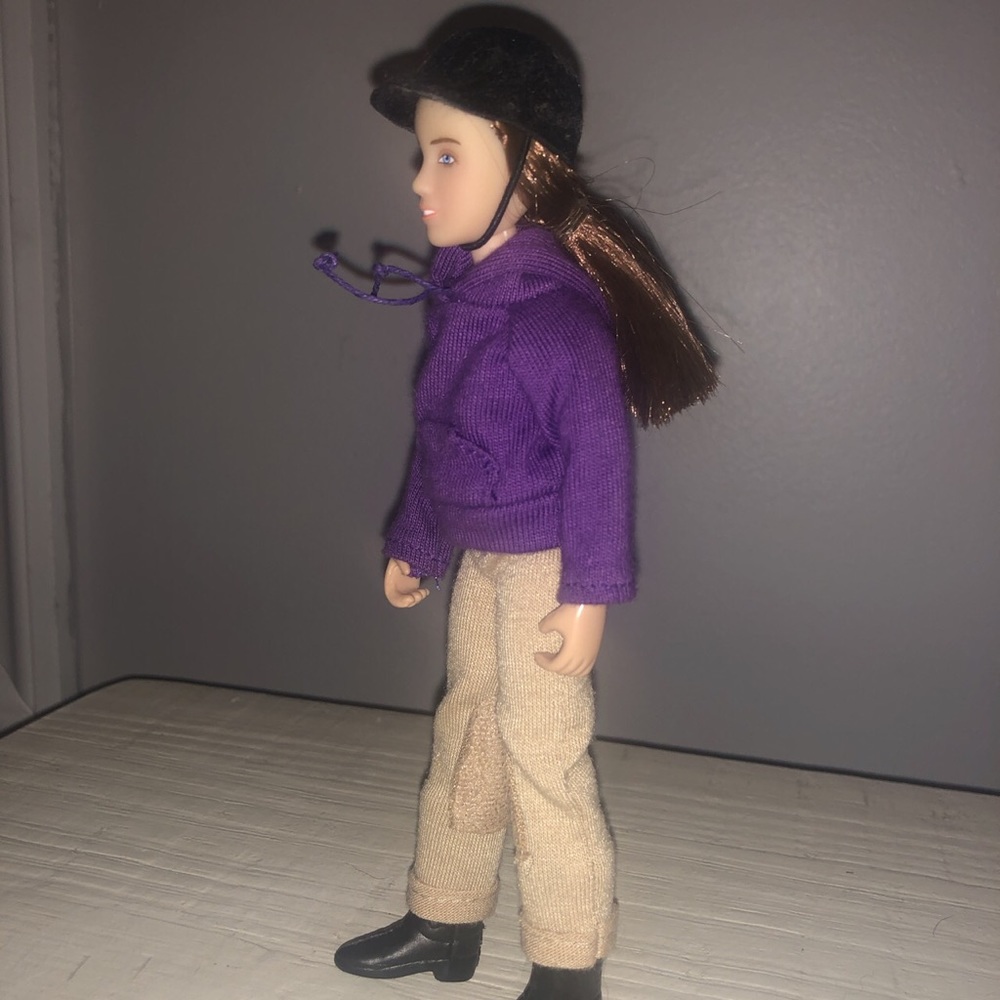 Purple Breyer horse Rider